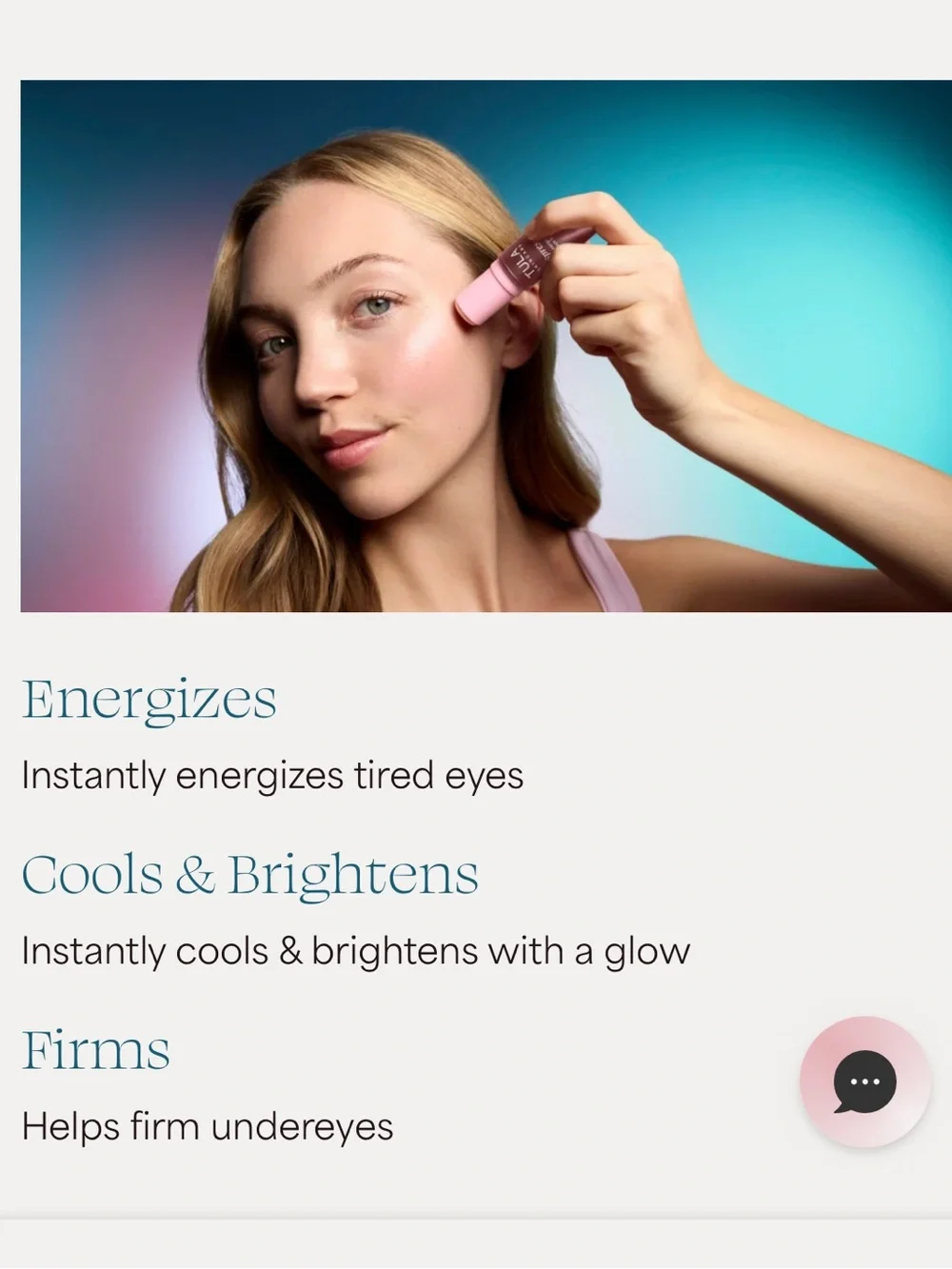 ❗️Tula Spresso Energizing Eye Balm - Rose Pink